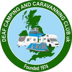 UK Deaf Camping & Caravan Club Logo